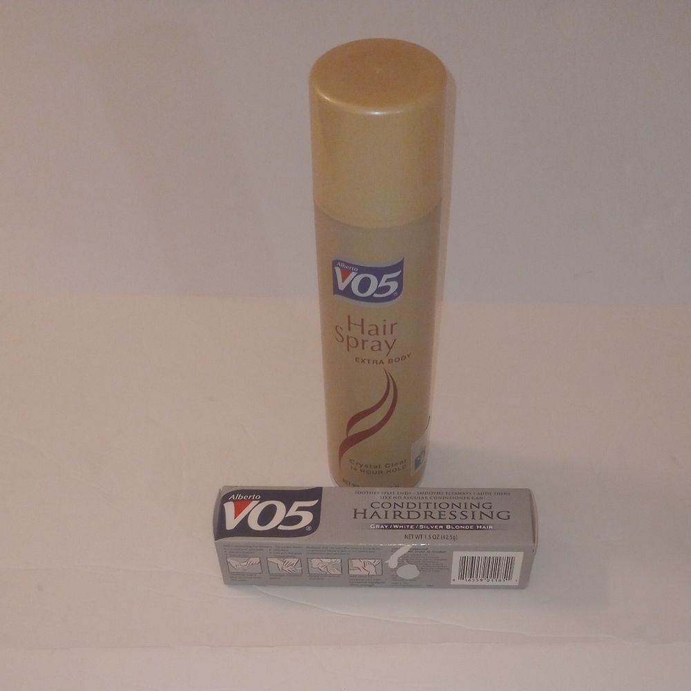 🆕👧🏽Alberto V05 Hairspray & Hairdressing Bundle